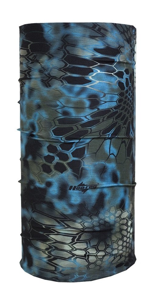 KRYPTEK Hoo-Rag Multifunctional Neck Gaiter, One Size - Kryptek Neptune