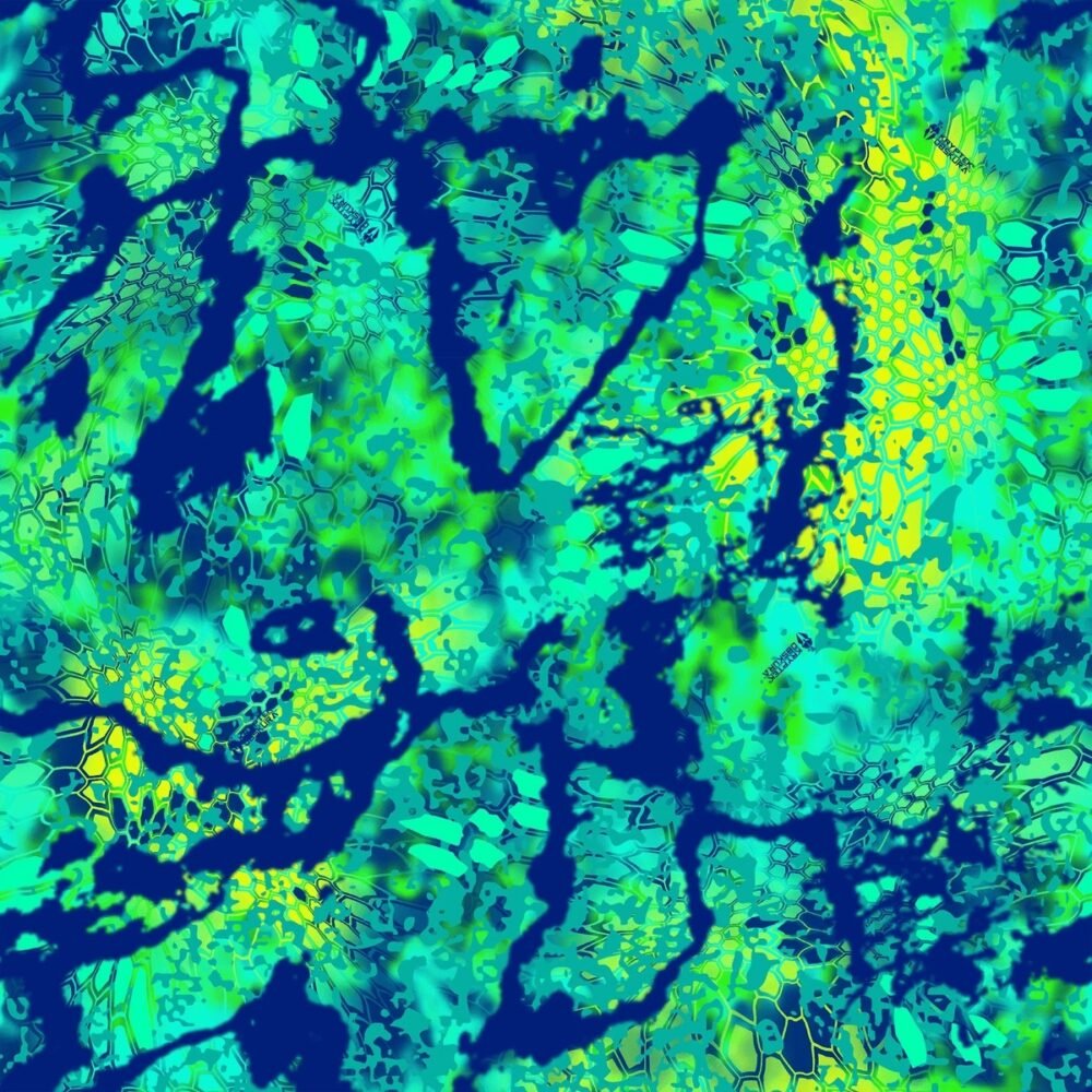 KRYPTEK Hoo-Rag Multifunctional Neck Gaiter, One Size - Kryptek Obskura Mahi Mahi