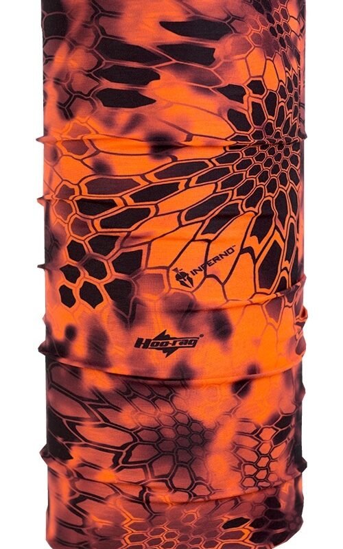 KRYPTEK Hoo-Rag Multifunctional Neck Gaiter, One Size - Kryptek Inferno