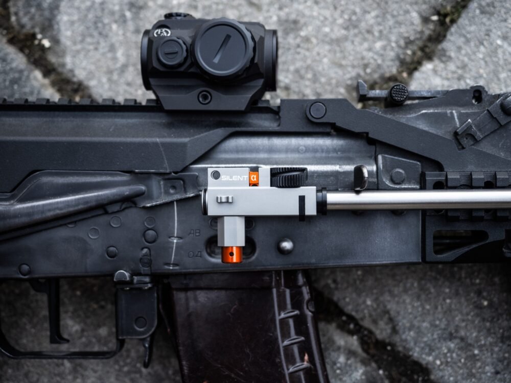 Silent Industries AEG / HPA AK ALPHA CNC Hop-up Chamber - Grey