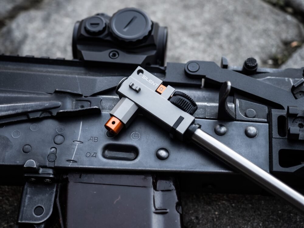 Silent Industries AEG / HPA AK ALPHA CNC Hop-up Chamber - Grey