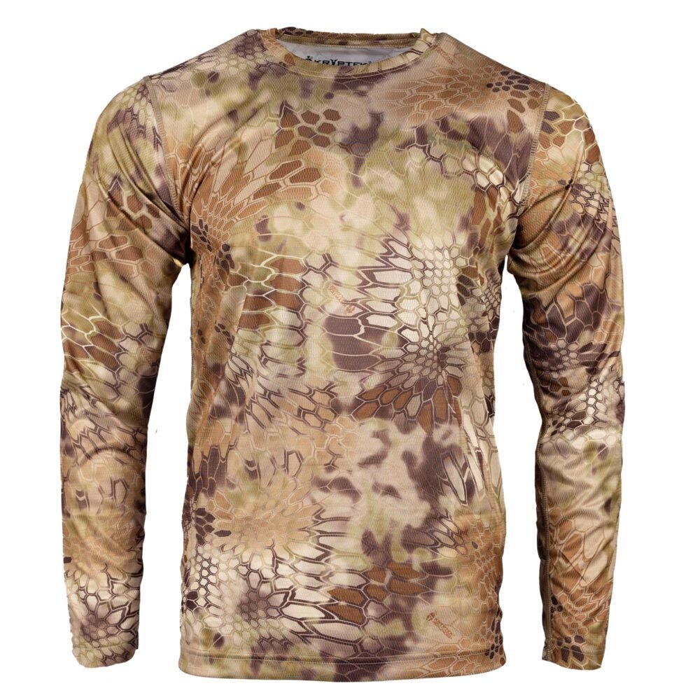 KRYPTEK Hyperion LS Crew T-shirt, Long Sleeve - Kryptek Highlander