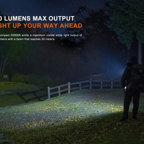 FENIX Rechargeable Flashlight SW05R-UV (White Light / UV) - Green