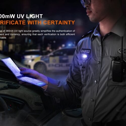 FENIX Rechargeable Flashlight SW05R-UV (White Light / UV) - Green