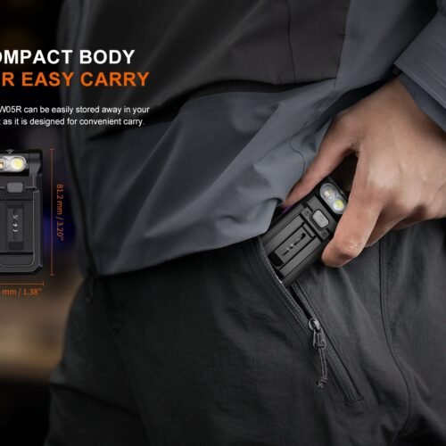 FENIX Rechargeable Flashlight SW05R-UV (White Light / UV) - Green