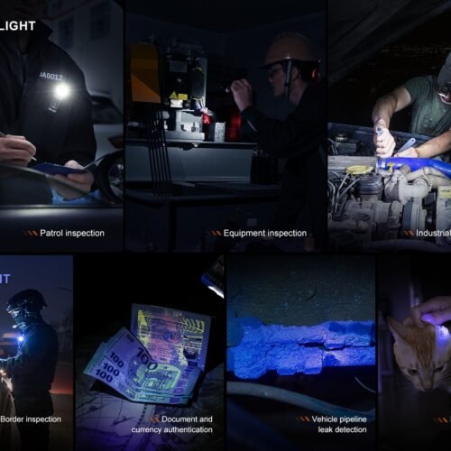 FENIX Rechargeable Flashlight SW05R-UV (White Light / UV) - Green