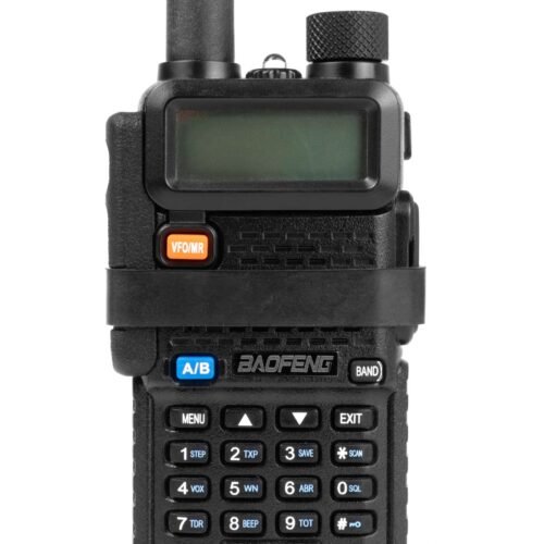 Tridos Baofeng UV-5R PTT Guard and Volume Dial Knob - Black