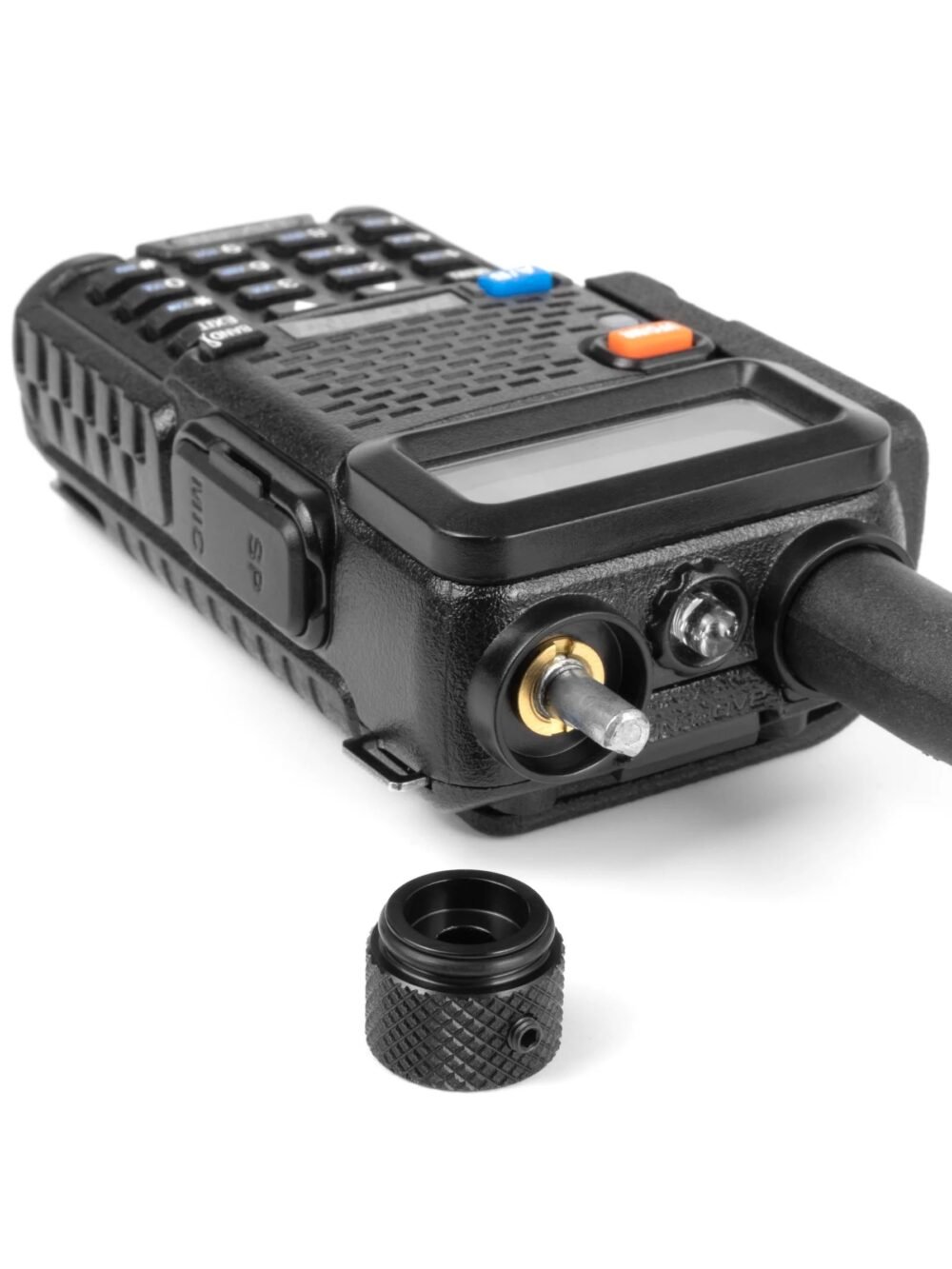 Tridos Baofeng UV-5R PTT Guard and Volume Dial Knob - Black