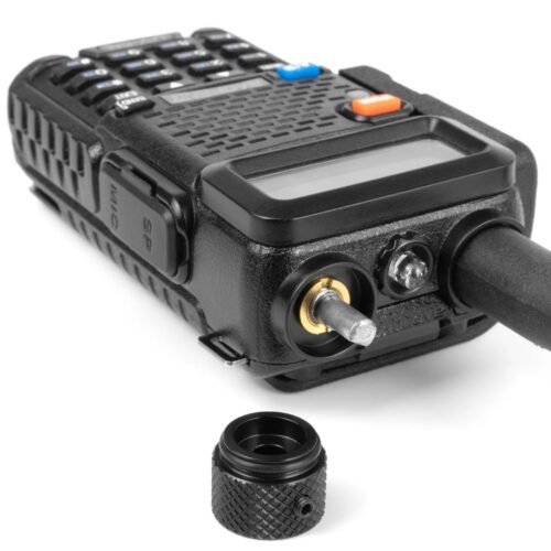 Tridos Baofeng UV-5R PTT Guard and Volume Dial Knob - Black