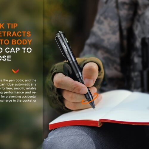 FENIX ​​​​T6 Tactical Pen with LED Flashlight - Black