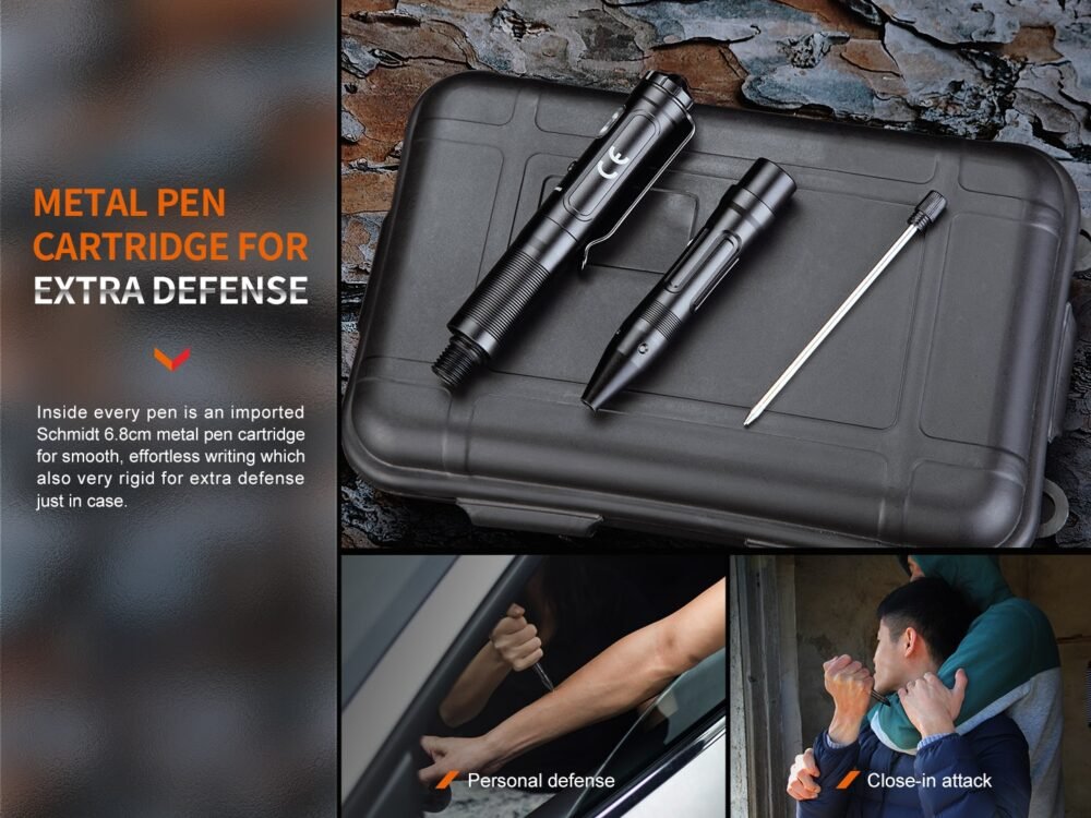 FENIX ​​​​T6 Tactical Pen with LED Flashlight - Black