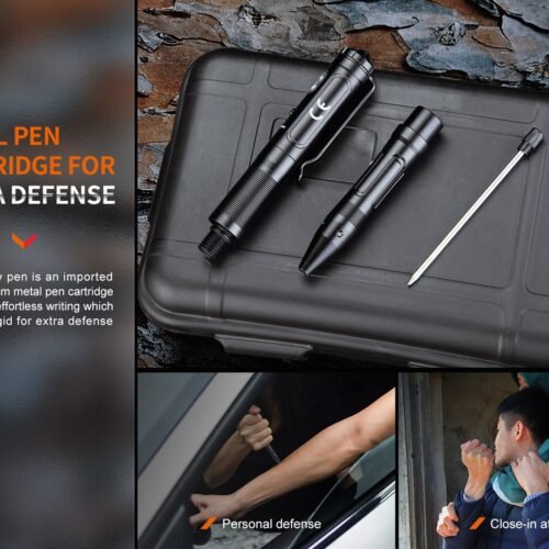 FENIX ​​​​T6 Tactical Pen with LED Flashlight - Black