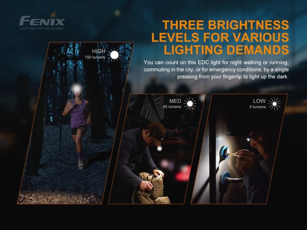 FENIX ​​​​MINI-LITE Rechargeable Flashlight - Black