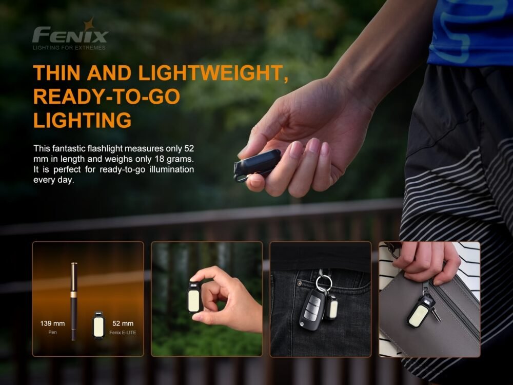 FENIX ​​​​MINI-LITE Rechargeable Flashlight - Black