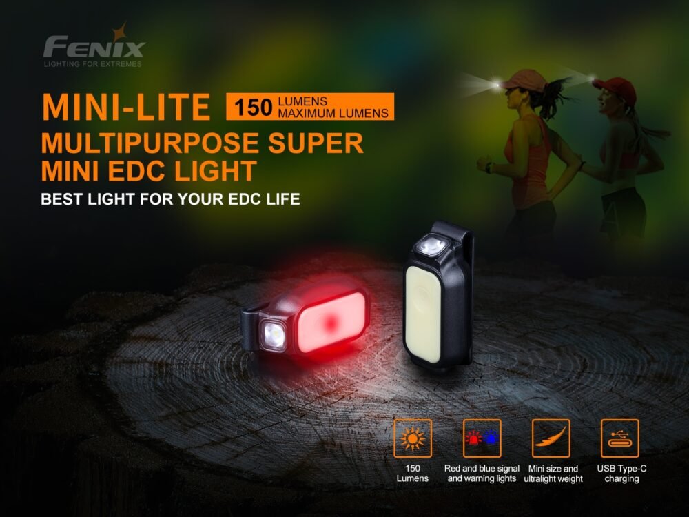 FENIX ​​​​MINI-LITE Rechargeable Flashlight - Black