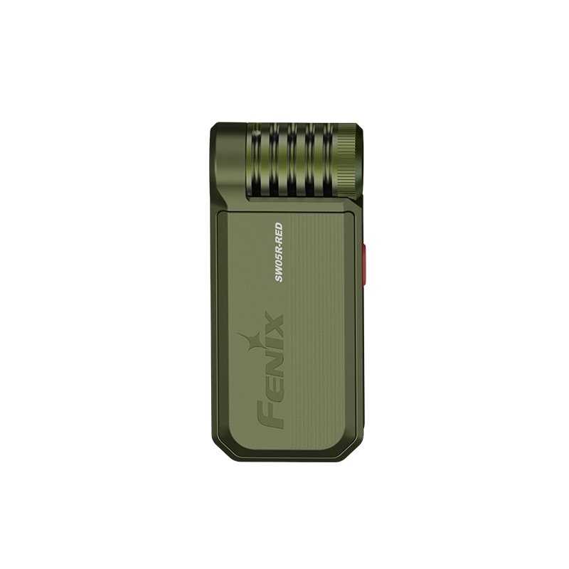 FENIX Rechargeable Flashlight SW05R-RED (White / Red Light) - Green