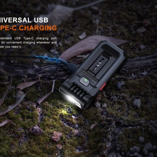 FENIX Rechargeable Flashlight SW05R-RED (White / Red Light) - Green