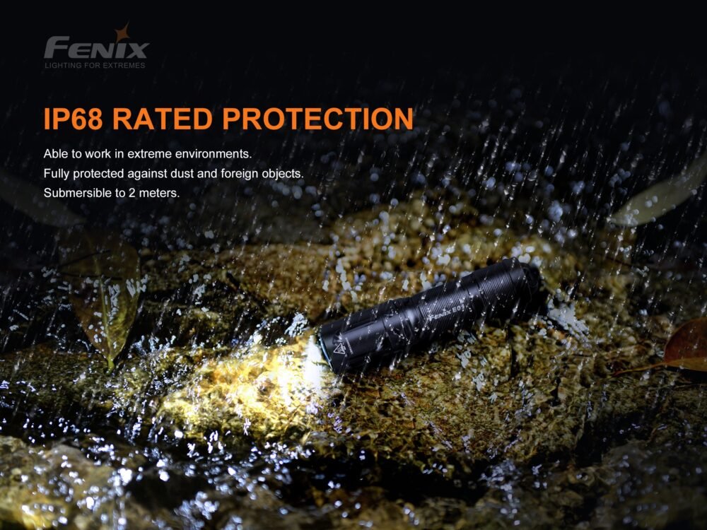 71313 FENIX E01 V2.0 Flashlight - Black