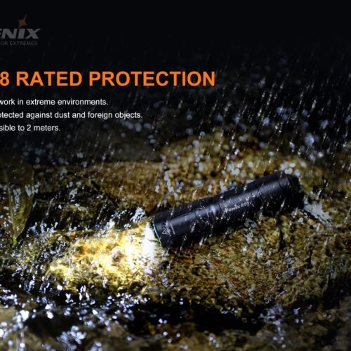 71313 FENIX E01 V2.0 Flashlight - Black