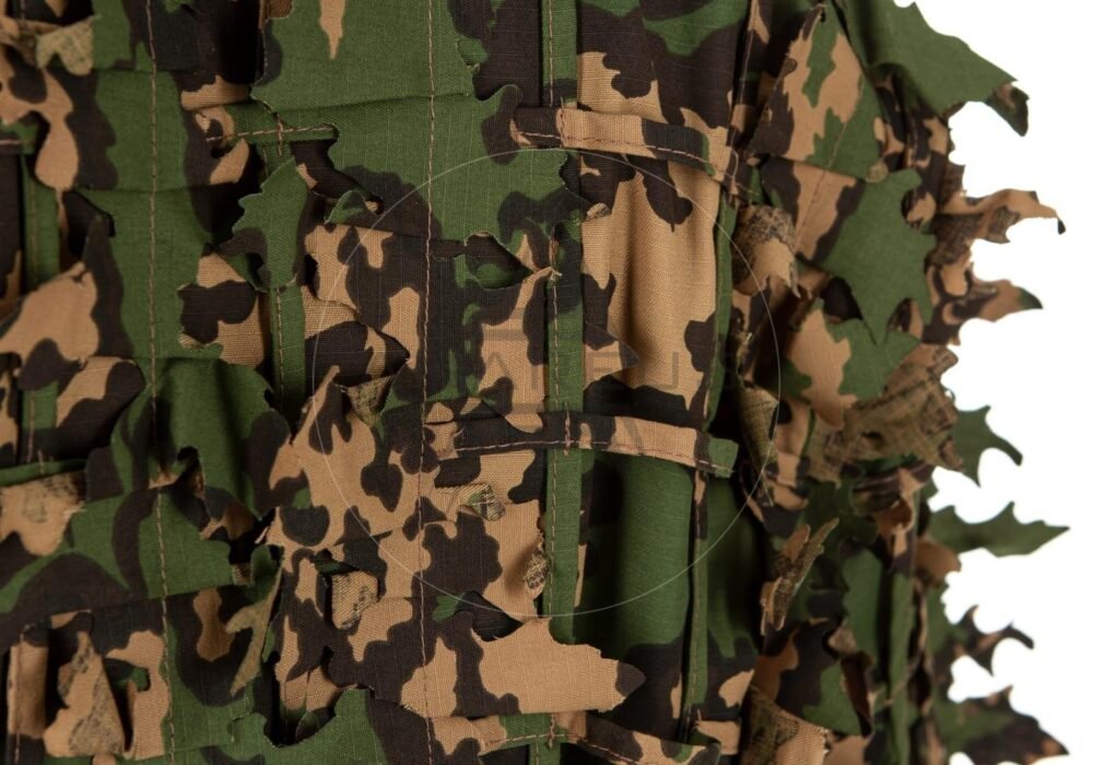 Invader Gear Ghillie Base Leaf Camouflage Suit - Partizan