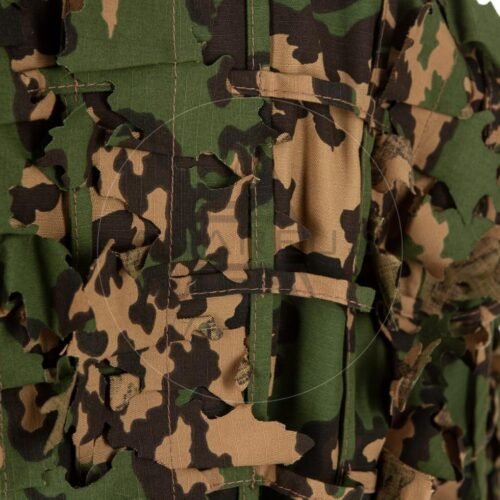 Invader Gear Ghillie Base Leaf Camouflage Suit - Partizan