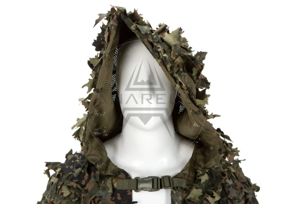 Invader Gear Ghillie Base Leaf Camouflage Suit - Flecktarn