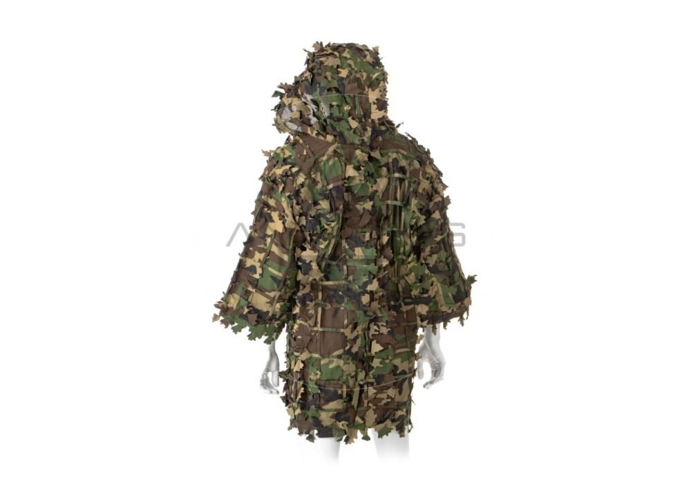 Invader Gear Ghillie Base Leaf Camouflage Suit - Woodland
