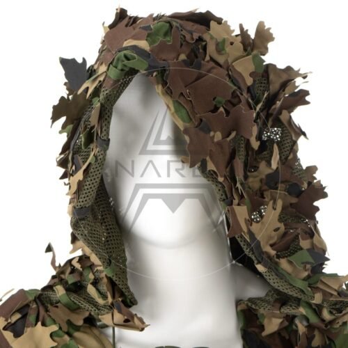 Invader Gear Ghillie Base Leaf Camouflage Suit - Woodland