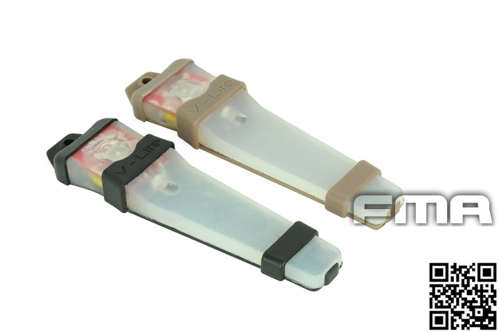 FMA V-LITE Tactical Position Marker, Tan Case - Blue