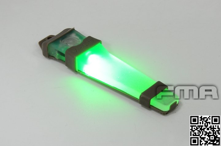 FMA V-LITE Tactical Position Marker, Tan Case - Green