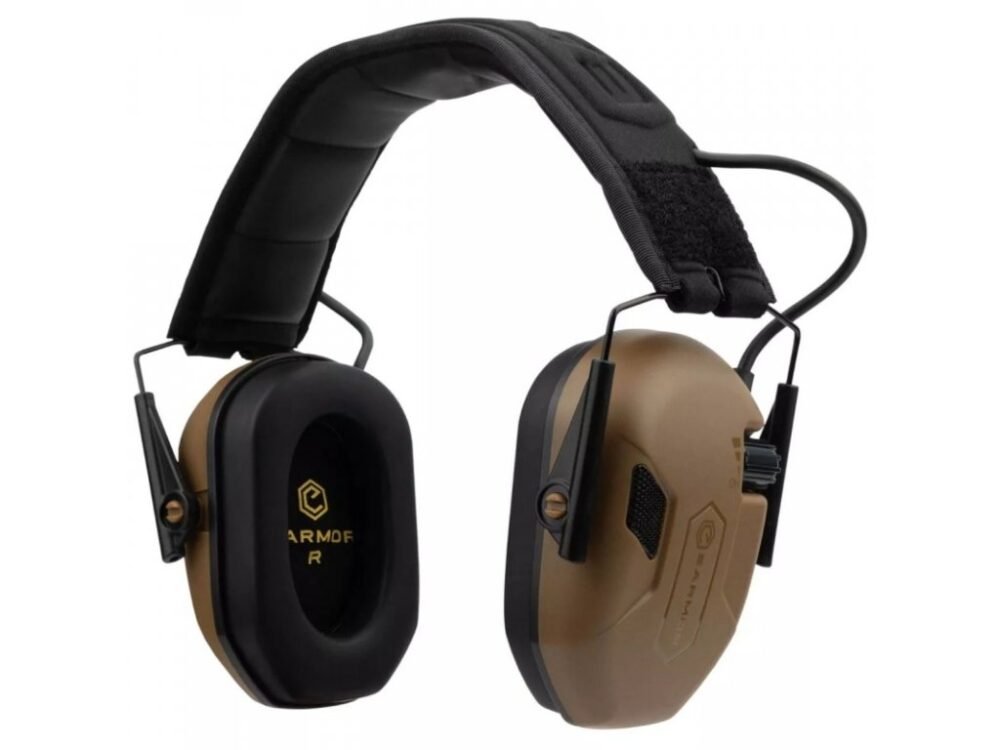 EARMOR M300A Electronic Hearing Protector - Coyote Brown