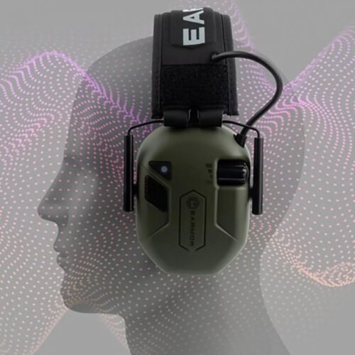 EARMOR M300A Electronic Hearing Protector - Green