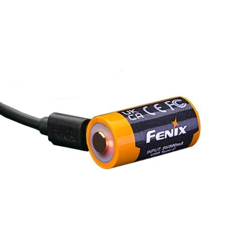 FENIX Rechargeable USB-C Battery RCR123A 3.6V - 800 mAh