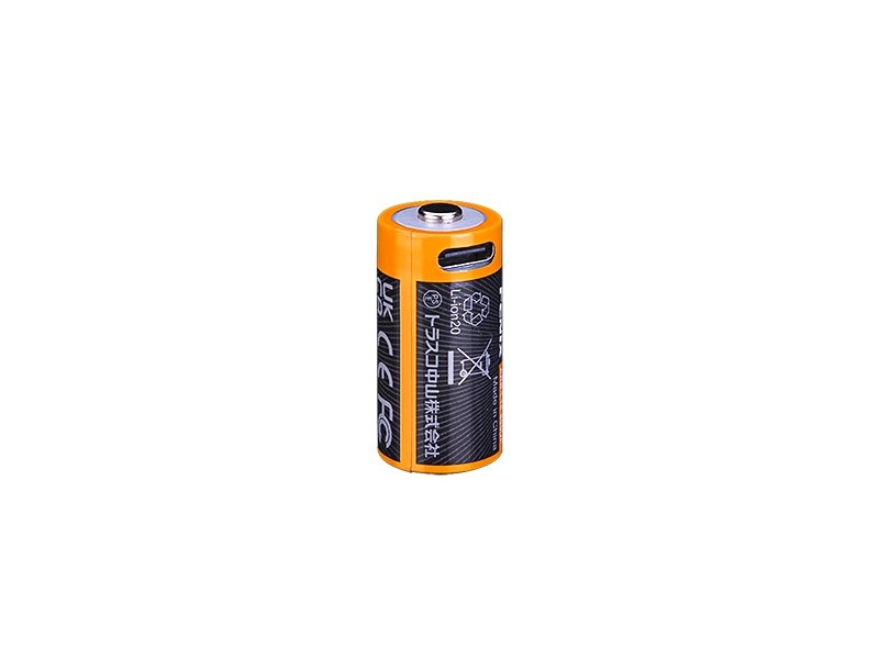 FENIX Rechargeable USB-C Battery RCR123A 3.6V - 800 mAh