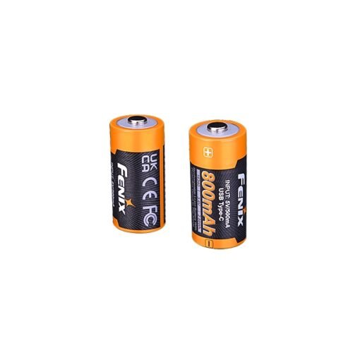 FENIX Rechargeable USB-C Battery RCR123A 3.6V - 800 mAh