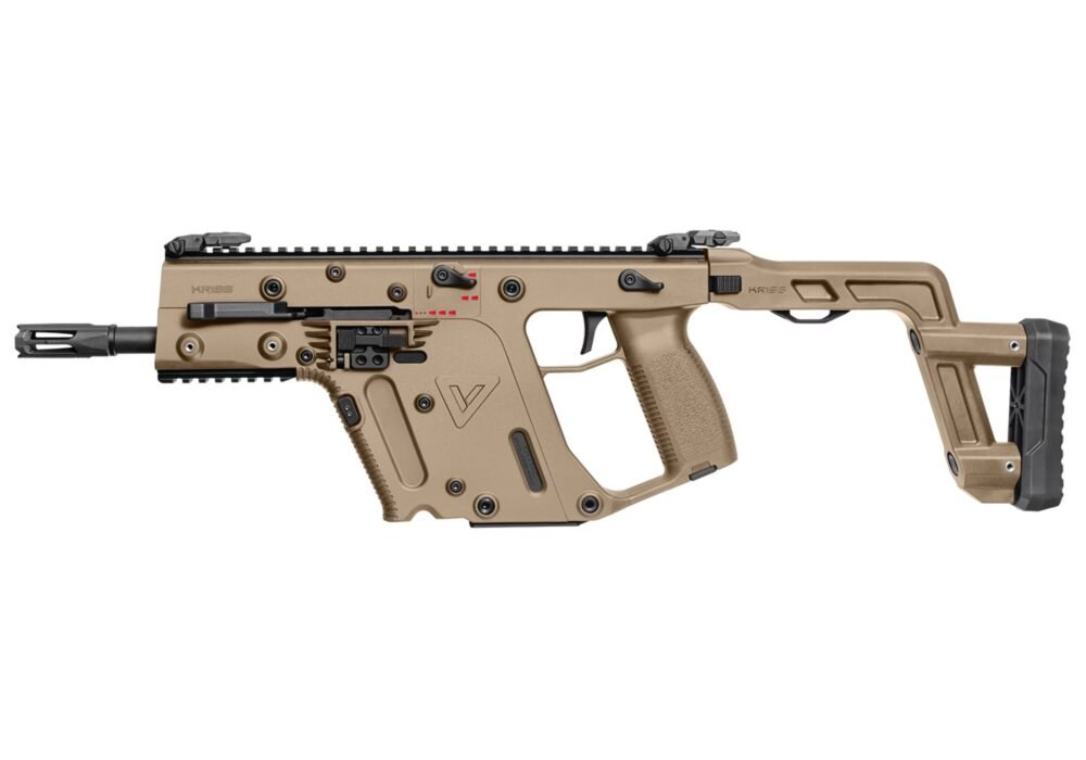 KRYTAC KRISS VECTOR SMG V2 AEG, Folding Stock - Tan