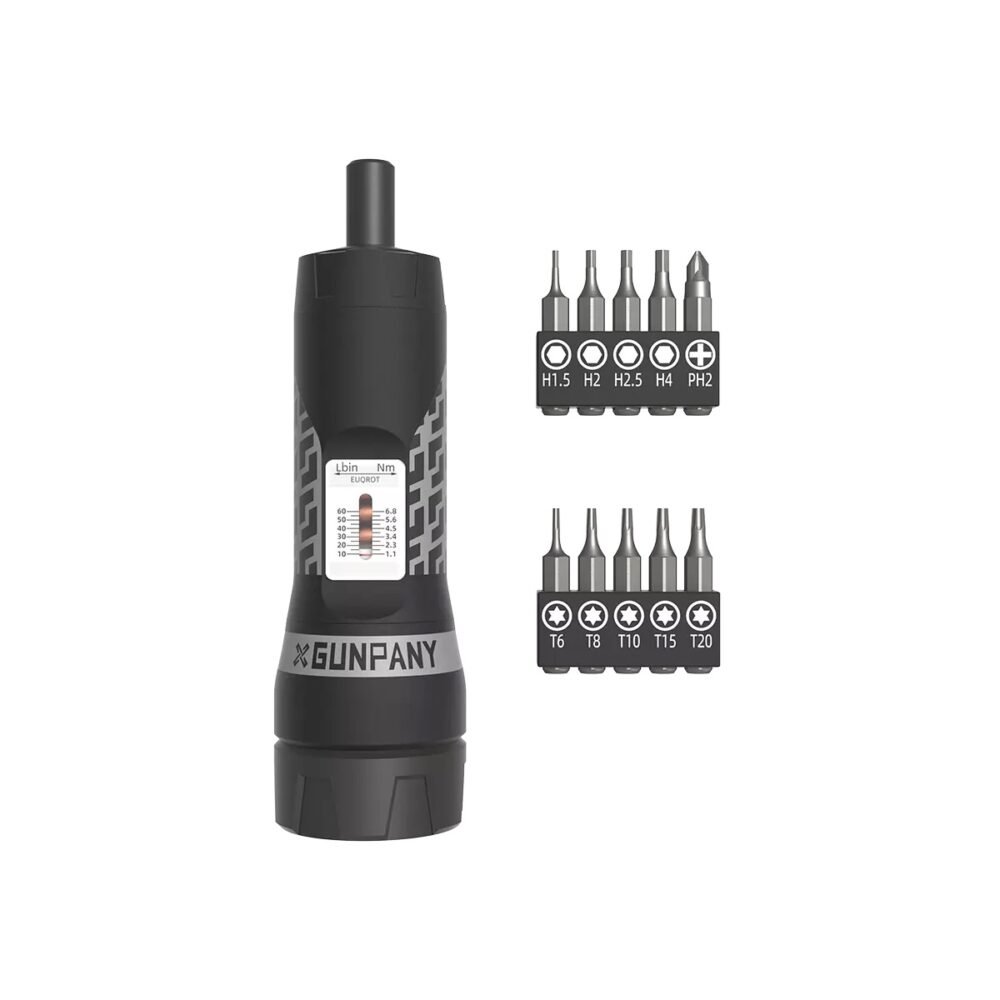VO Torque Screwdriver with Bit Set - Black