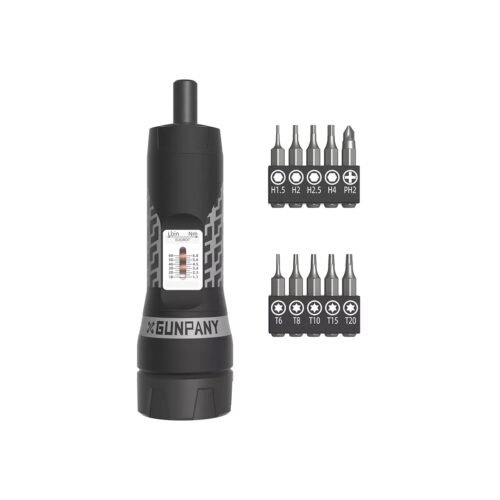 VO Torque Screwdriver with Bit Set - Black