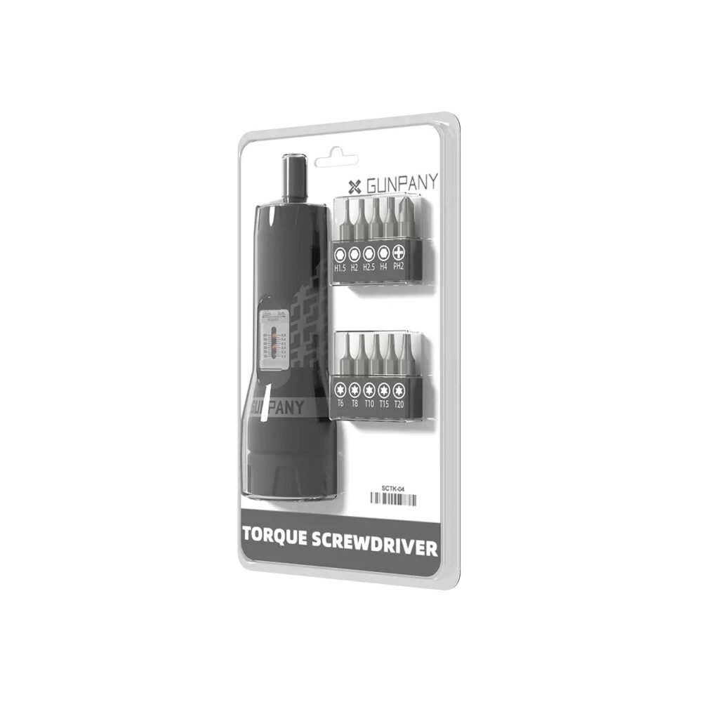 VO Torque Screwdriver with Bit Set - Black