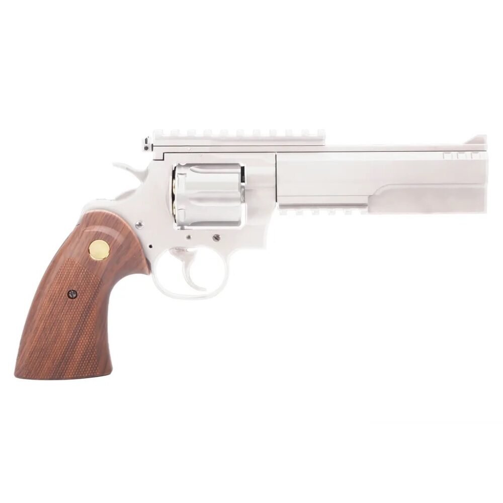 King Arms PYTHON 357 EVIL Gas Revolver - Silver