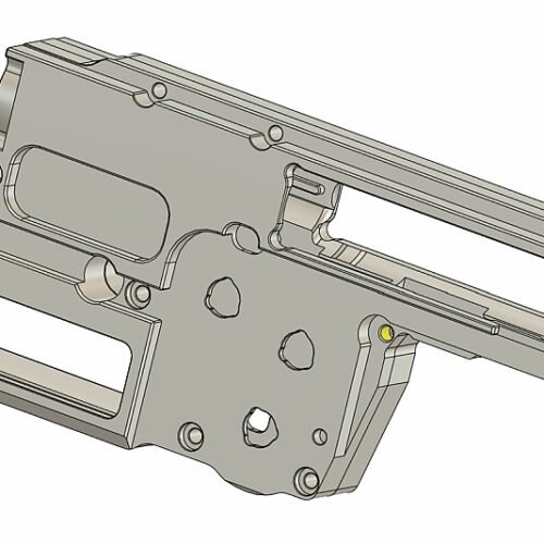 RetroArms CNC Gearbox P90 (V6) QSC, 8mm - Black
