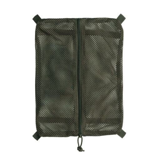 MIL-TEC Mesh VELCRO Pocket / Backpack Rrganizer, Large - Green