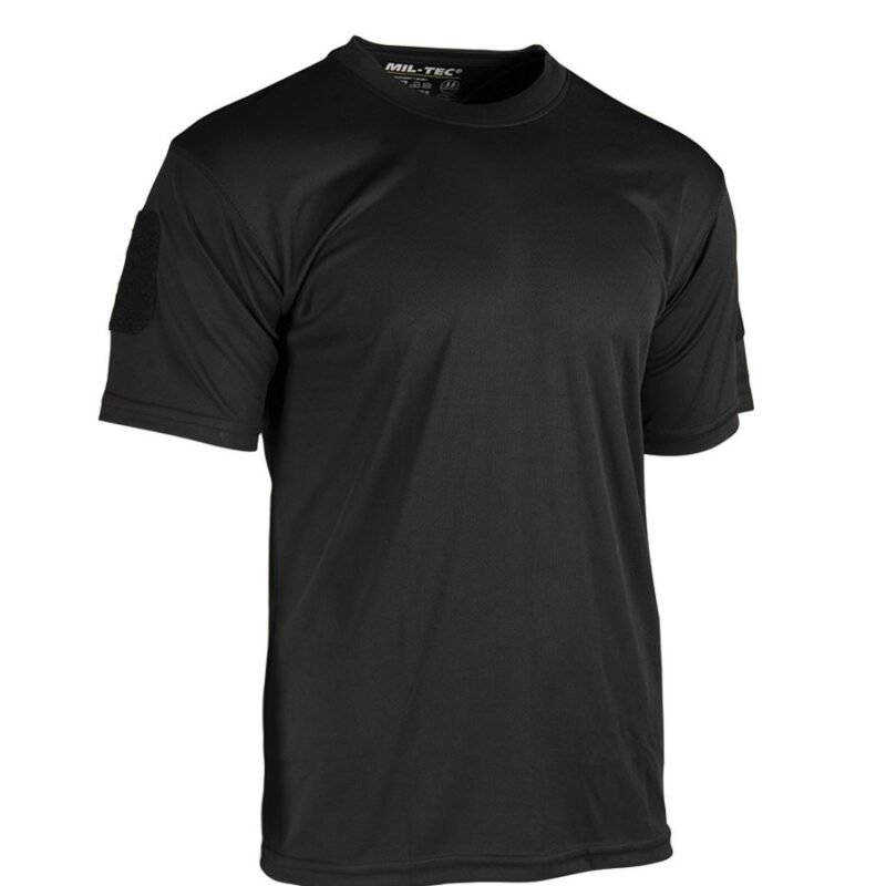 71845 MIL-TEC Tactical Functional T-shirt QUICK DRY, Short Sleeve - Black