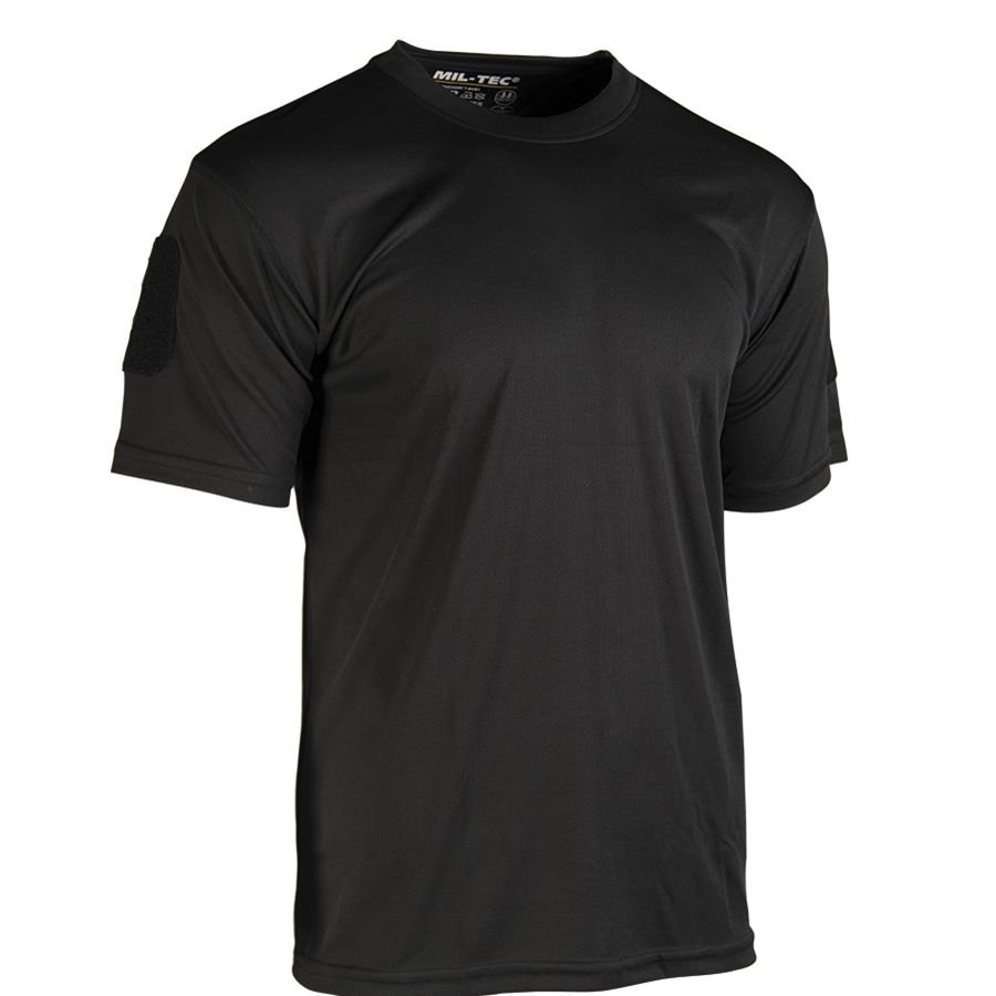 71845 MIL-TEC Tactical Functional T-shirt QUICK DRY, Short Sleeve - Black