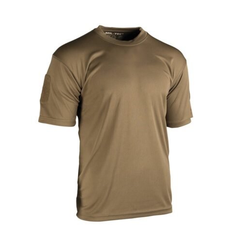 71847 MIL-TEC Tactical Functional T-shirt QUICK DRY, Short Sleeve - Coyote