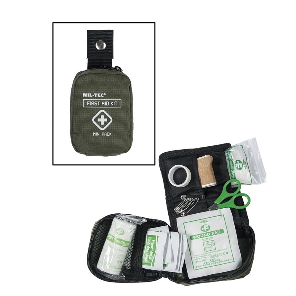 MIL-TEC FIRST AID KIT - MINI PACK - Green