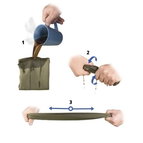 MIL-TEC Cooling Towel COOL DOWN 100x30 cm - Green