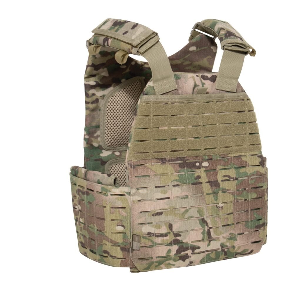ROTHCO Plate Carrier Laser-Cut MOLLE VEST (M/XL) - MultiCam(R)