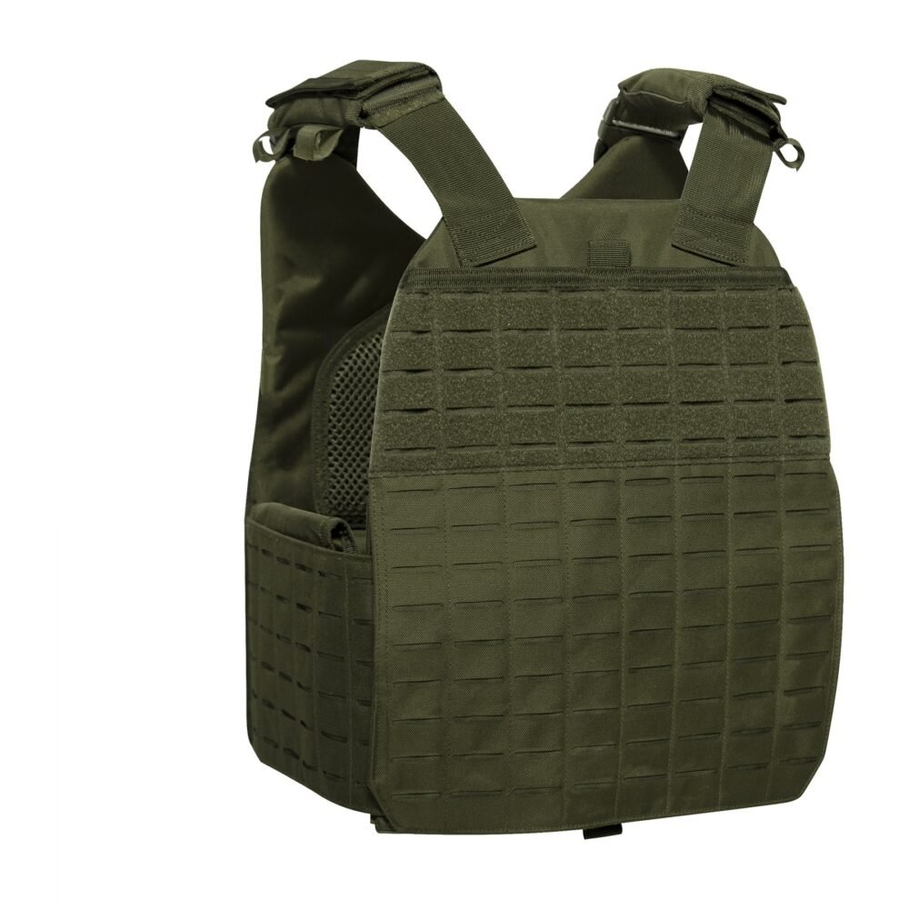 ROTHCO Plate Carrier Laser-Cut MOLLE VEST (M/XL) - Green