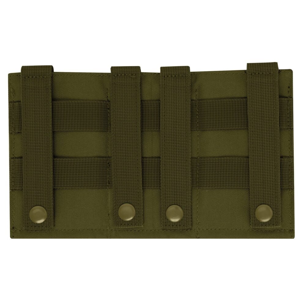 ROTHCO Elastic Pouch for 3 AR15 Rifle Magazines - Green